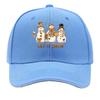 Let It Snow Three SnowUnisex Christmas Winter Design Sandwich Baseball Cap Sun Cap Outdoor Workouts Hat