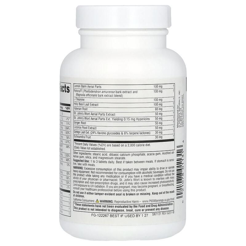 Calm Thoughts™, 90 Tablets