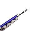 Western Concert Flute Cupronickel Nicke Plated 16 Holes C Key Woodwind Instrument with Cleaning