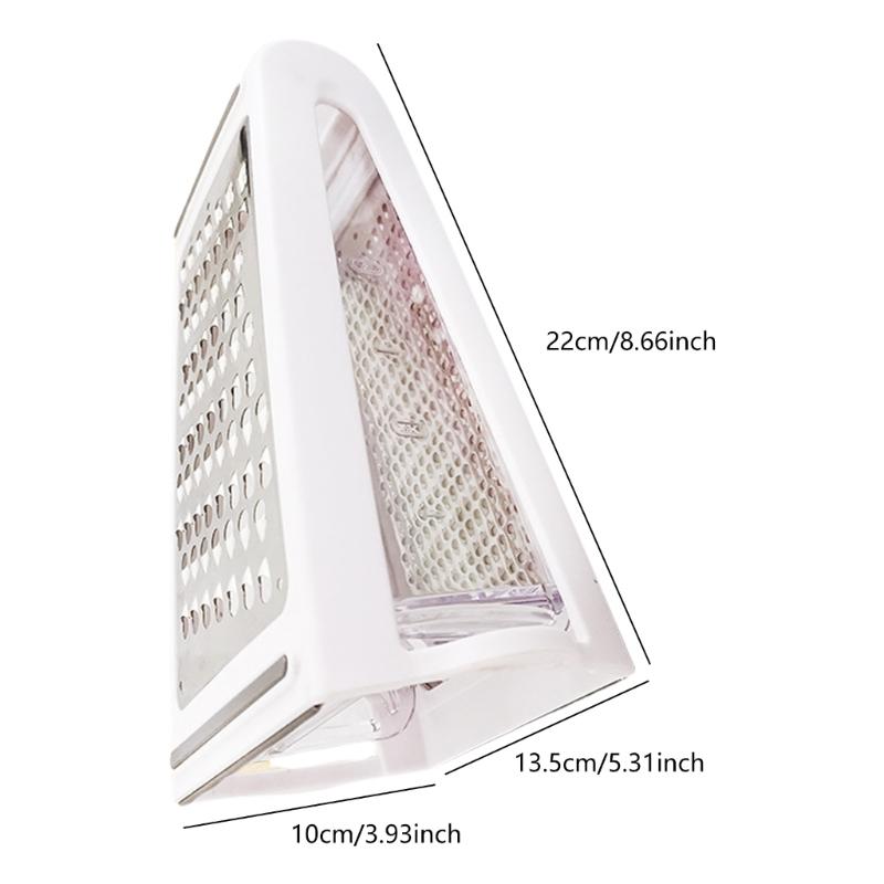 Double Sided Grater for Everyday Cooking Needs Feature Stainless Steel Cutter and a Comfortable Grip for Easy Handling