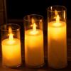 LED Candle Lamp Flickering Flameless Smokeless Battery Operated Simulation Candle Light Centerpiece Table Decor