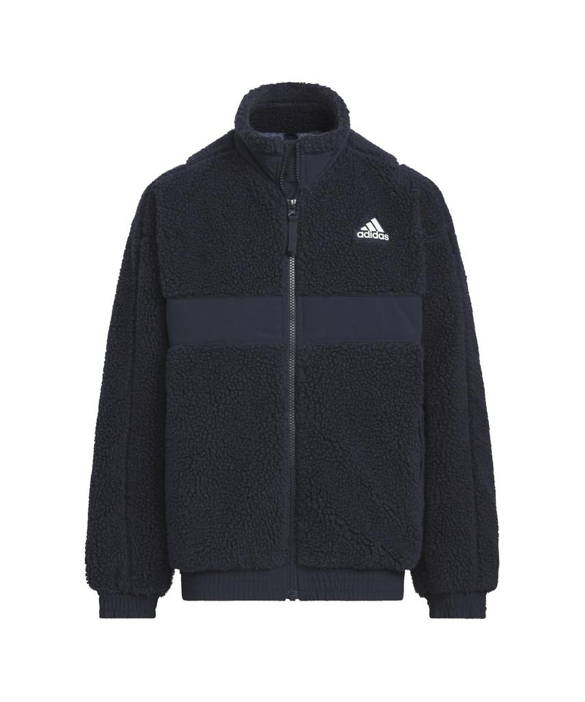 Детская свободная куртка Adidas Warding Pack Boa Legend Ink с полной молнией, KPX94, (JP4918)