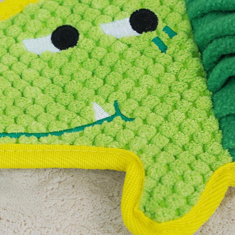 Коврик для обучения собак нюханию Забавные головоломки для собак Интерактивный коврик для медленной кормушки для собак Игрушка для обучения навыкам добычи Принадлежности для животных