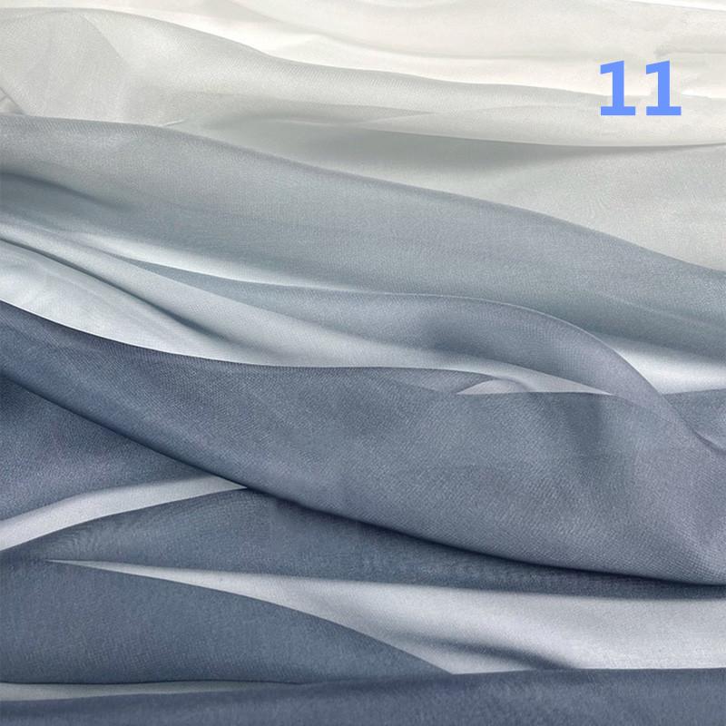 2M Ткань шифон градиентного цвета радуги в древнем стиле 30D органза тюль для DIY ханьфу свадебного платья сценического декора