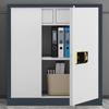 Steel Office Security Cabinet with Fingerprint Lock & Drawers
