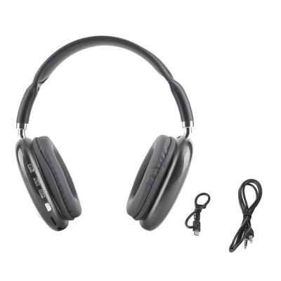 Беспроводные Bluetooth-наушники с двумя наушниками, выдвижная стереогарнитура, удобная беспроводная гарнитура черного цвета