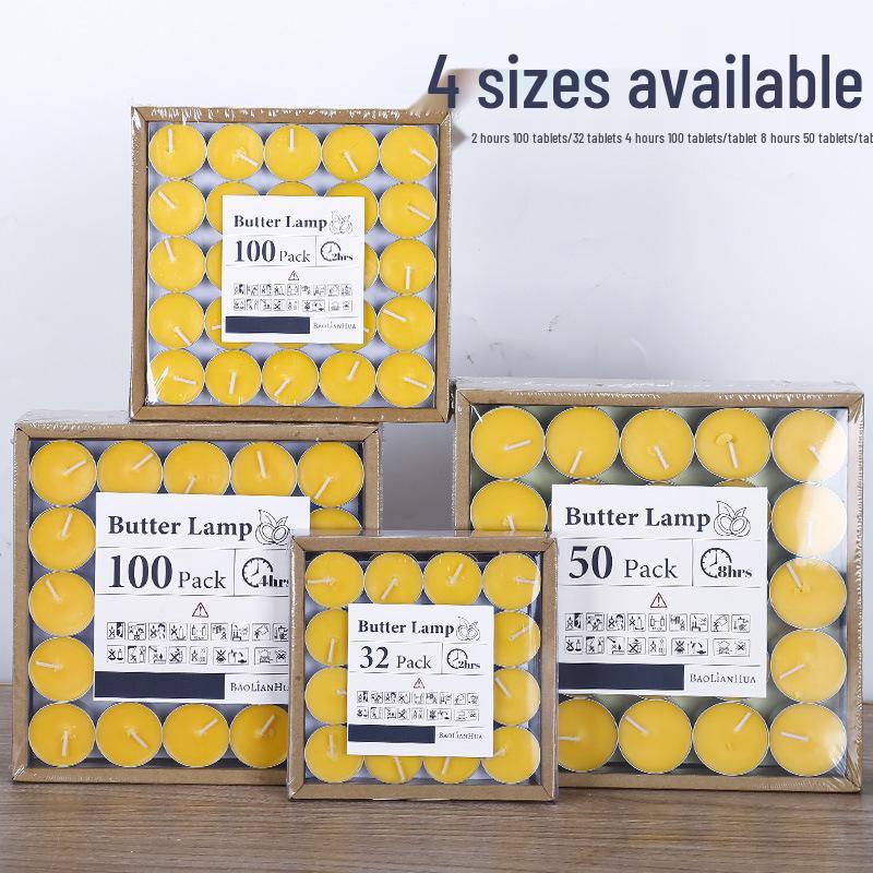 Беспламенные, без запаха чайные свечи для ароматерапии