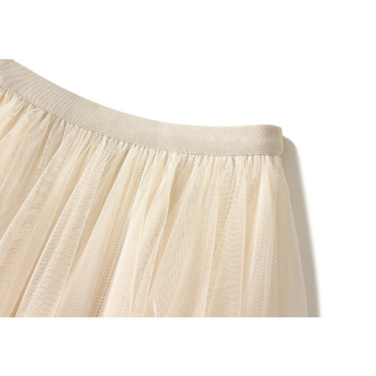 Весенне-осенняя женская юбка с деревянными ушками, нерегулярная сетчатая юбка для торта, полуоблегающая юбка средней длины с высокой талией, большие качели, длинная юбка из пушистой пряжи Fairy