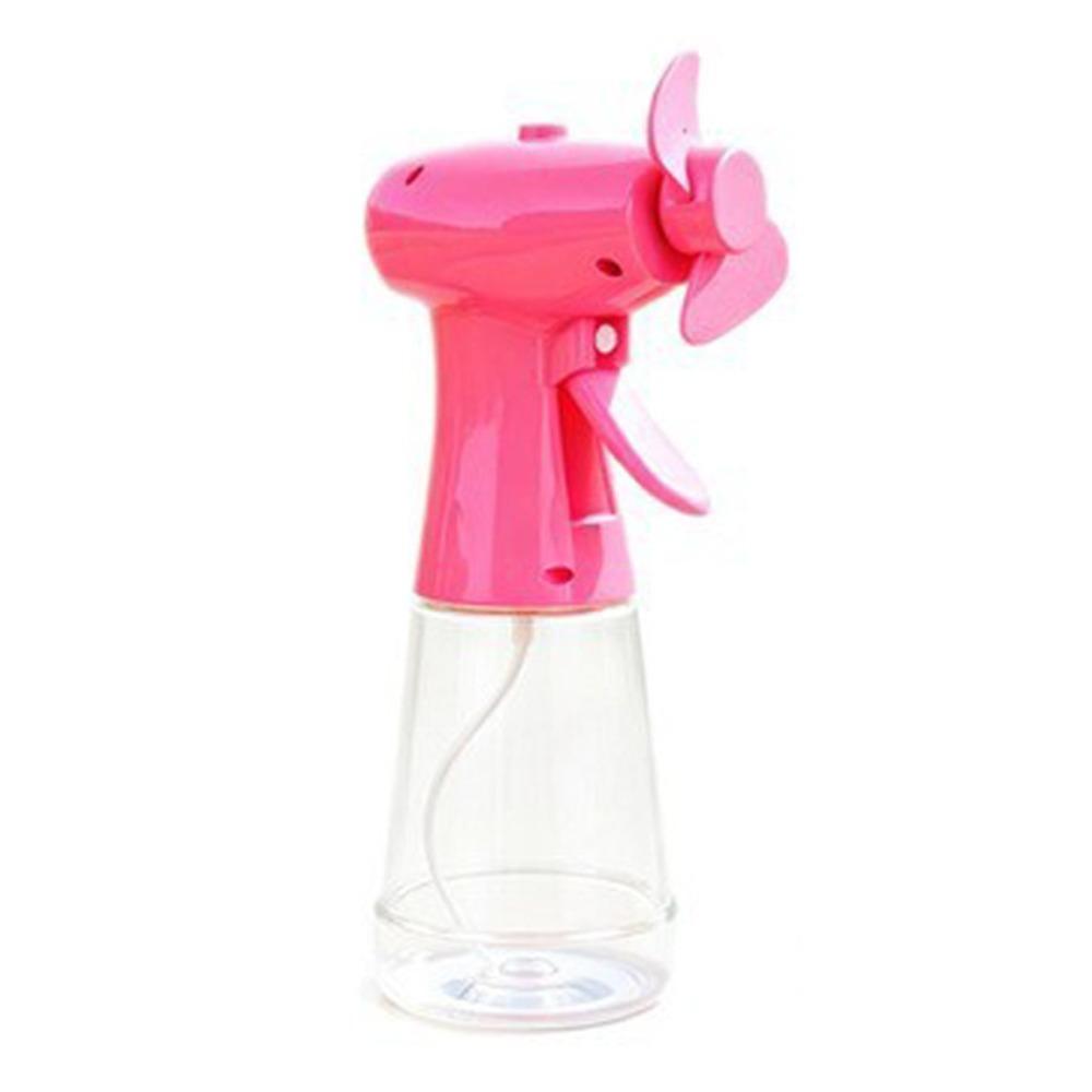 Battery Operated Water Spray Fan Plastic Portable Mist Fan New Handheld Misting Fan Beach Camping