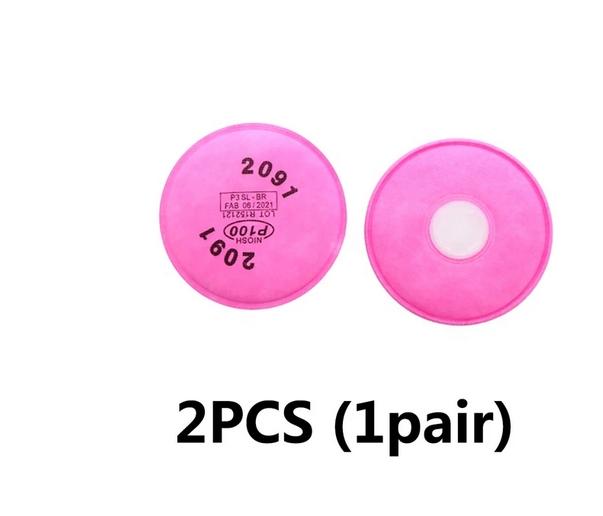 2 шт. Упаковка 2097/2091 Фильтр для распыления краски и частиц P100 для фильтров противогаза серии 6200 7502