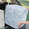 100/140/180L Clothes Organizer Box Large Capacity Daisy Quilt Bins Foldable Stackable for Blanket Comforter Clothing Bedding