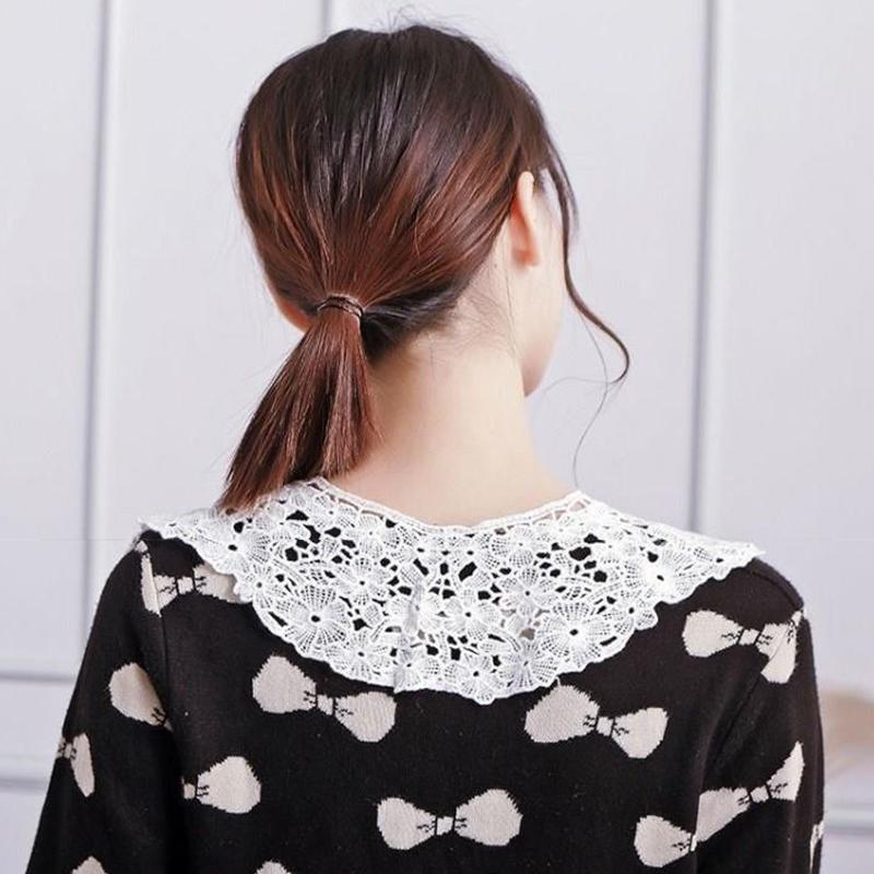 Female Cloud Shoulder Ming System False Collar Small Shawl\t Lace Shawl Peplum Openwork Collar Girl'S Accessory Hanfu