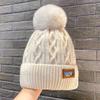 Women's Winter Fleece-Lined Knitted Hat Warm, Windproof, Dome Style