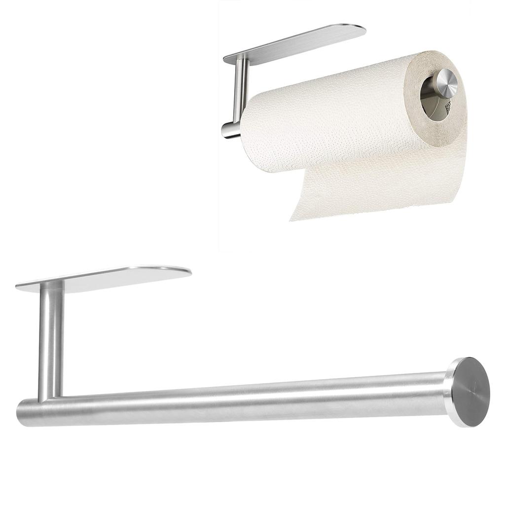 Stainless Steel Self Adhesive Paper Towel Holder Paper Towel Rack for Bathroom Kitchen Accessory
