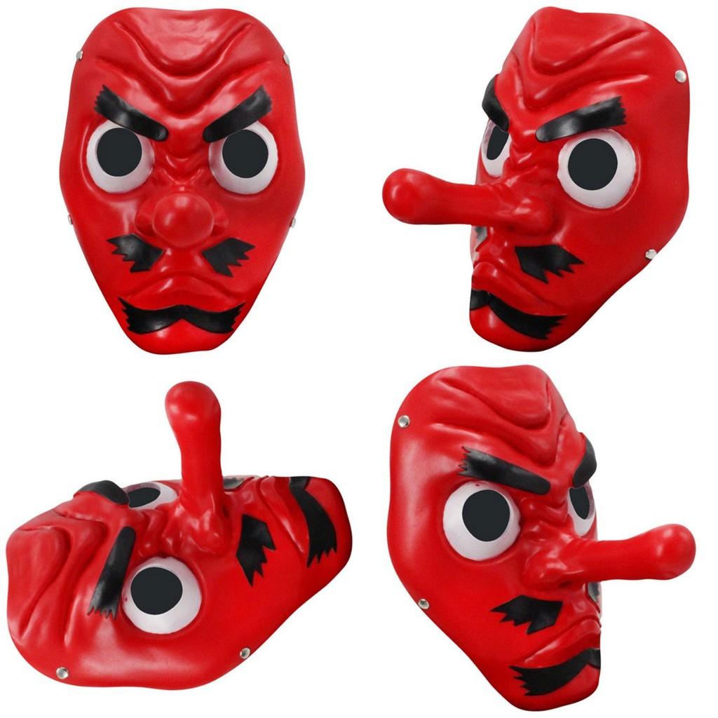 Red Tengu Demon Slayer Mask For Halloween And Themed Cosplay Events