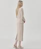 Hye Young Kim Cord Set Tailored H-Line Maxi Skirt - Light Beige
