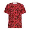 Colorful Leopard 3D Printing T-Shirts Summer Round Neck Short Sleeves Casual Street Harajuku Loose Men's and Women's Unisex T-shirts