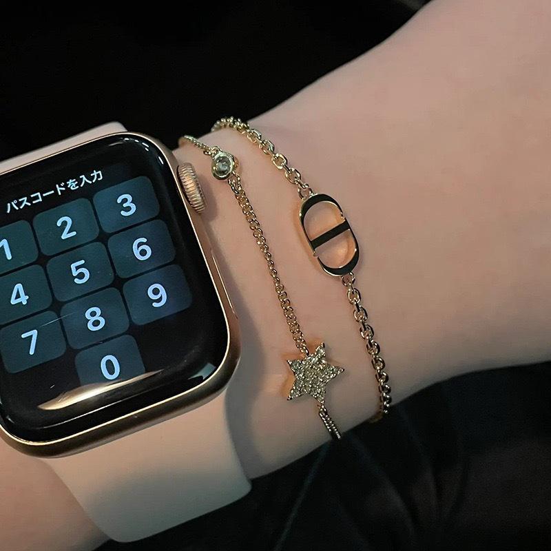 Элегантный двухслойный CD-браслет T-Family для женщин: Модный, Универсальный, Легкая роскошь с ощущением высокого класса