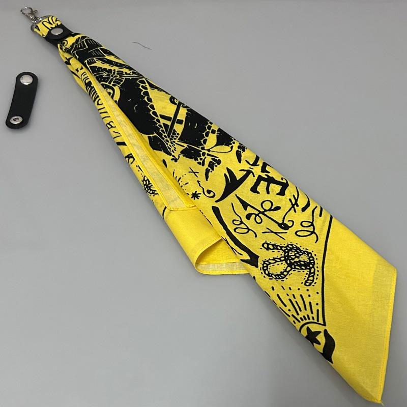 Хаки Чистый Хлопок Американский Ретро Винтажный Квадратный Шарф - Мужской Хип-Хоп Платок/Полотенце Для Лица