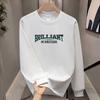 American Cotton T-Shirt Men'S Business Long-Sleeved Fashion Trend Top Autumn And Winter Men'S And Women'S Crew Neck Sweater