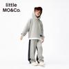 Маленькая MO&Co. Детский весенний унисекс спортивный костюм из двух предметов