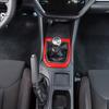 Red ABS Center Console Gear Shift Panel trim Cover for Subaru WRX VB MT -23