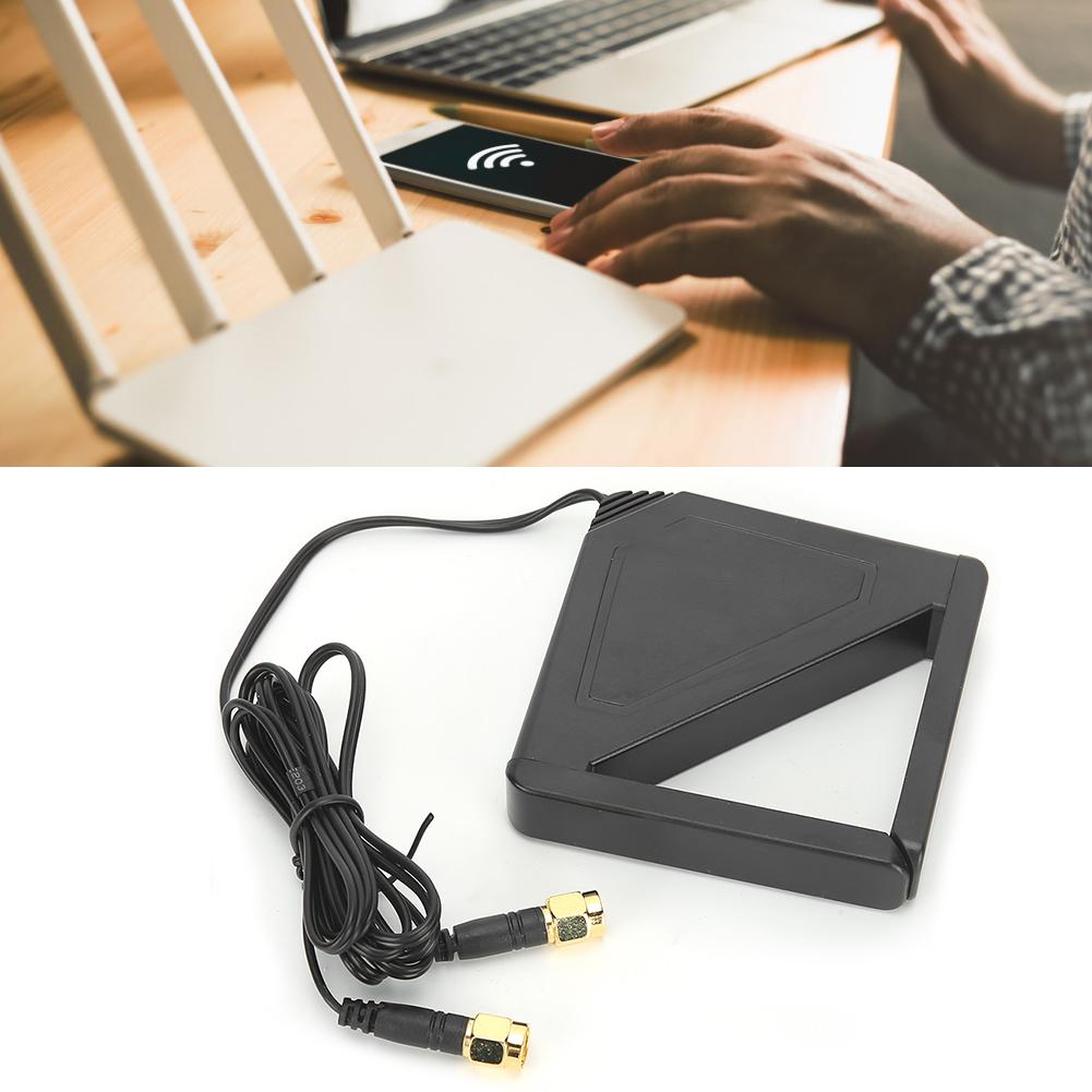 Desktop Antenna Horn 90 Degree Rotating Dual Frequency 2.4G 5G External Wifi Antennas