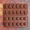 Decorating Giftbox Star Bell Christmas Candy Mould Baking Trays Xmas Chocolate Mold Gingerbread Man