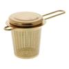 Reusable Mesh Tea Infuser Stainless Steel Strainer Loose Leaf Teapot Spice Filter With Lid Cups Kitchen Accessories