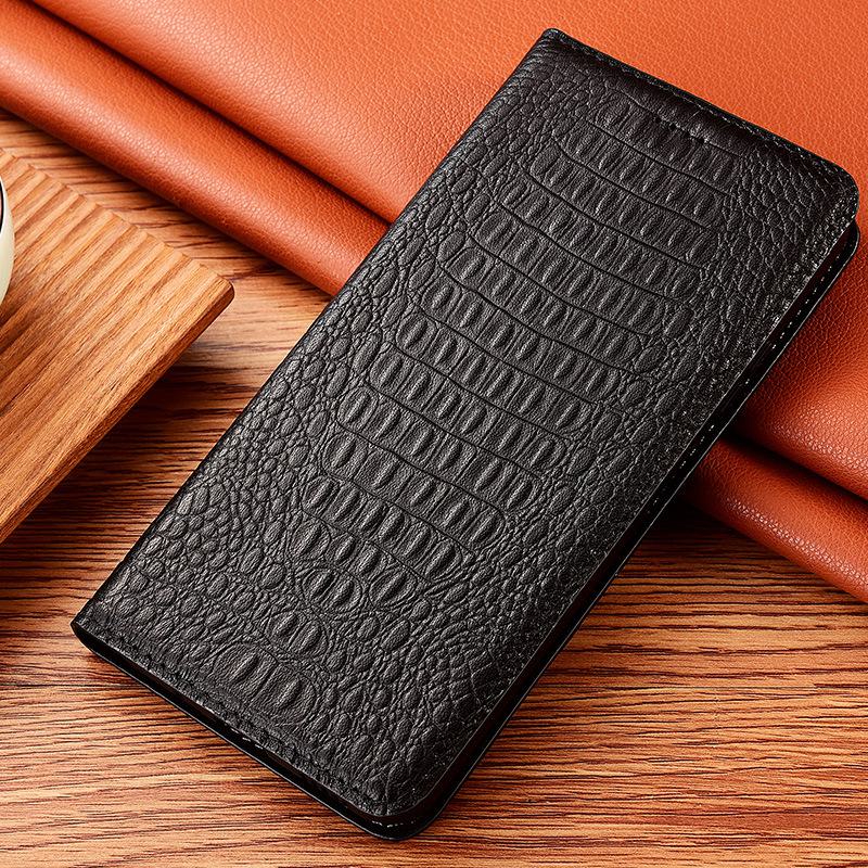 Genuine Leather Flip Cover for ZTE Nubia Z60 Ultra, Z50, Z40S Pro, Z30. Stylish Protection for Your Mobile Phone.
