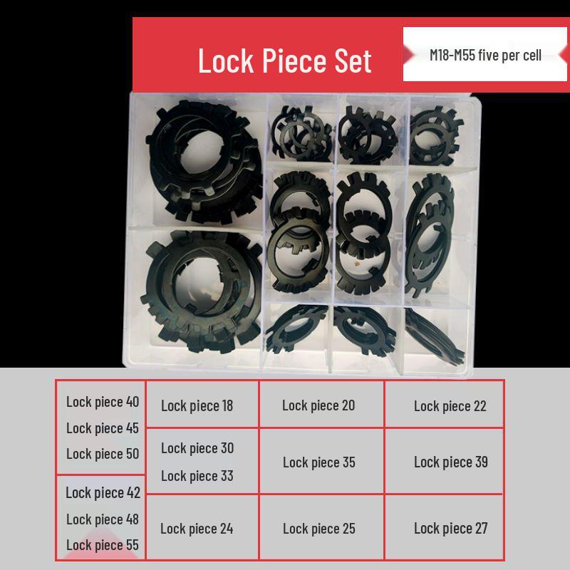 Snap Ring Assortment Kit: Shaft, Hole, Internal & External C-Clip Set