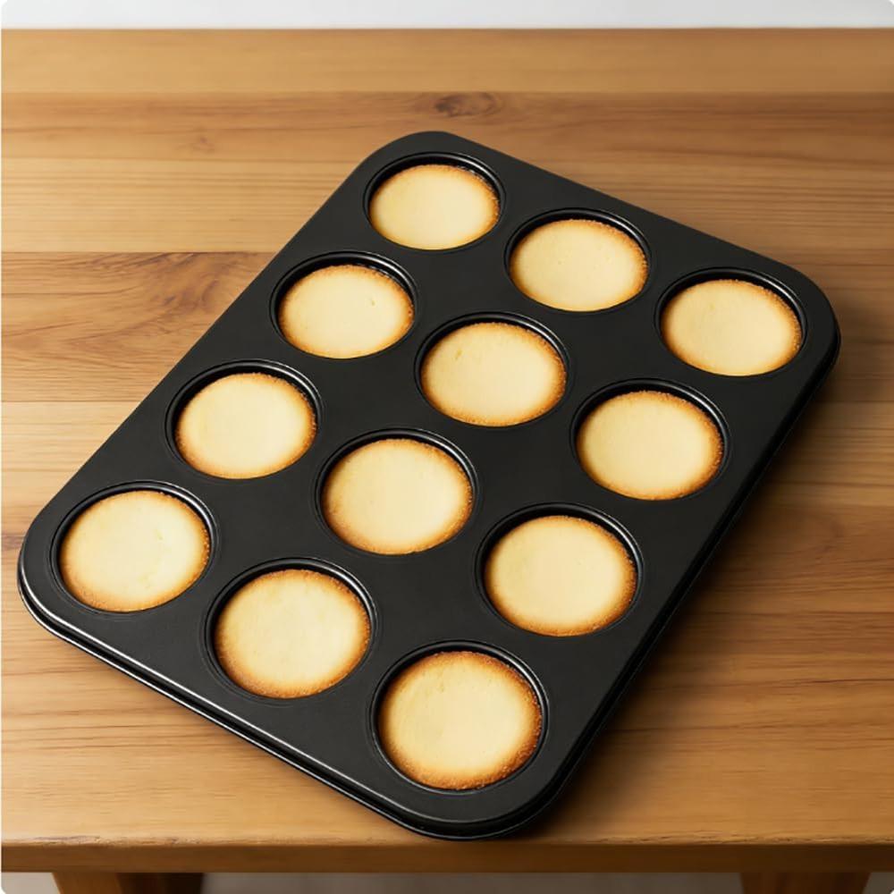 Carbon Steel Mini Fluted Tube Cake Pan Non-stick Bread Baking Pan Pumpkin Cake Baking Mold  Muffin