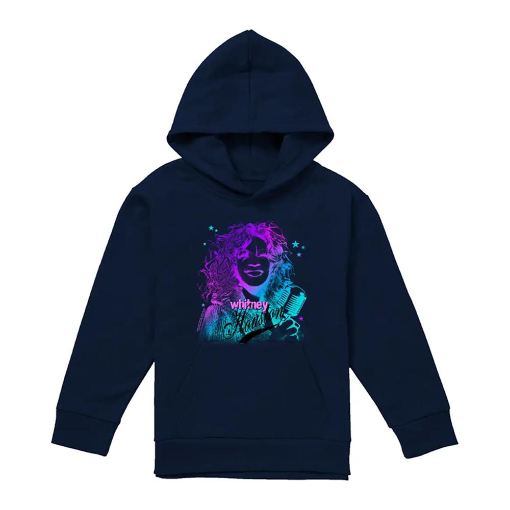 Whitney Houston Childrens/Kids Color Blend Pull Over Hoodie