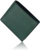 Bifold Wallet Made In Japan Genuine Leather Embossed Italian Leather Bifold Wallet with Coin Purse [Brizel] Men's (Green)