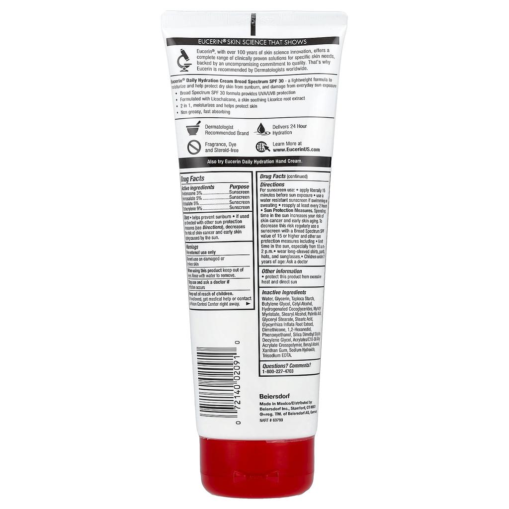 Ежедневный увлажняющий крем, SPF 30, без отдушек, 226 г(8os)