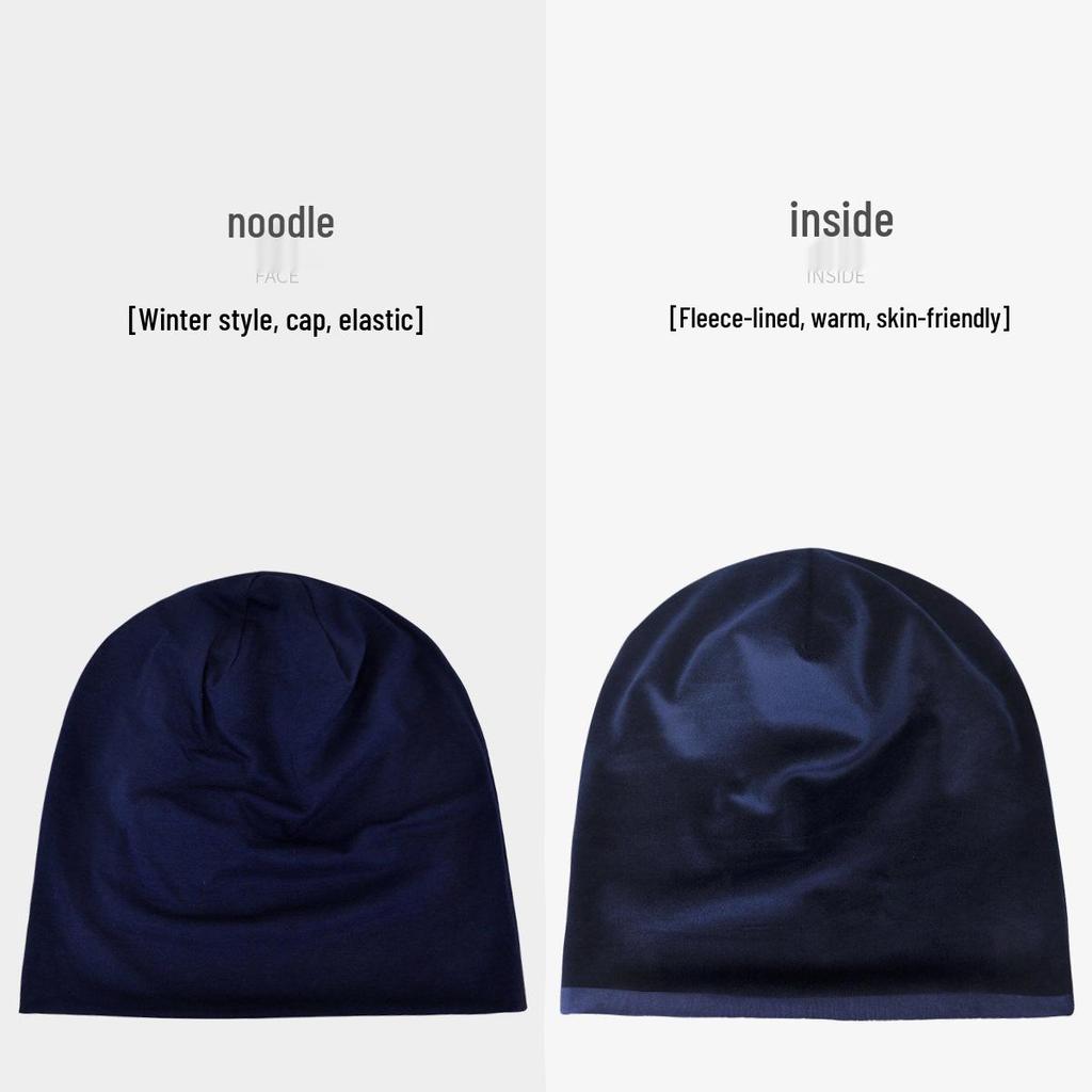 Versatile Cotton Beanie: Thin, Cuffed, Plain Style for Men & Women