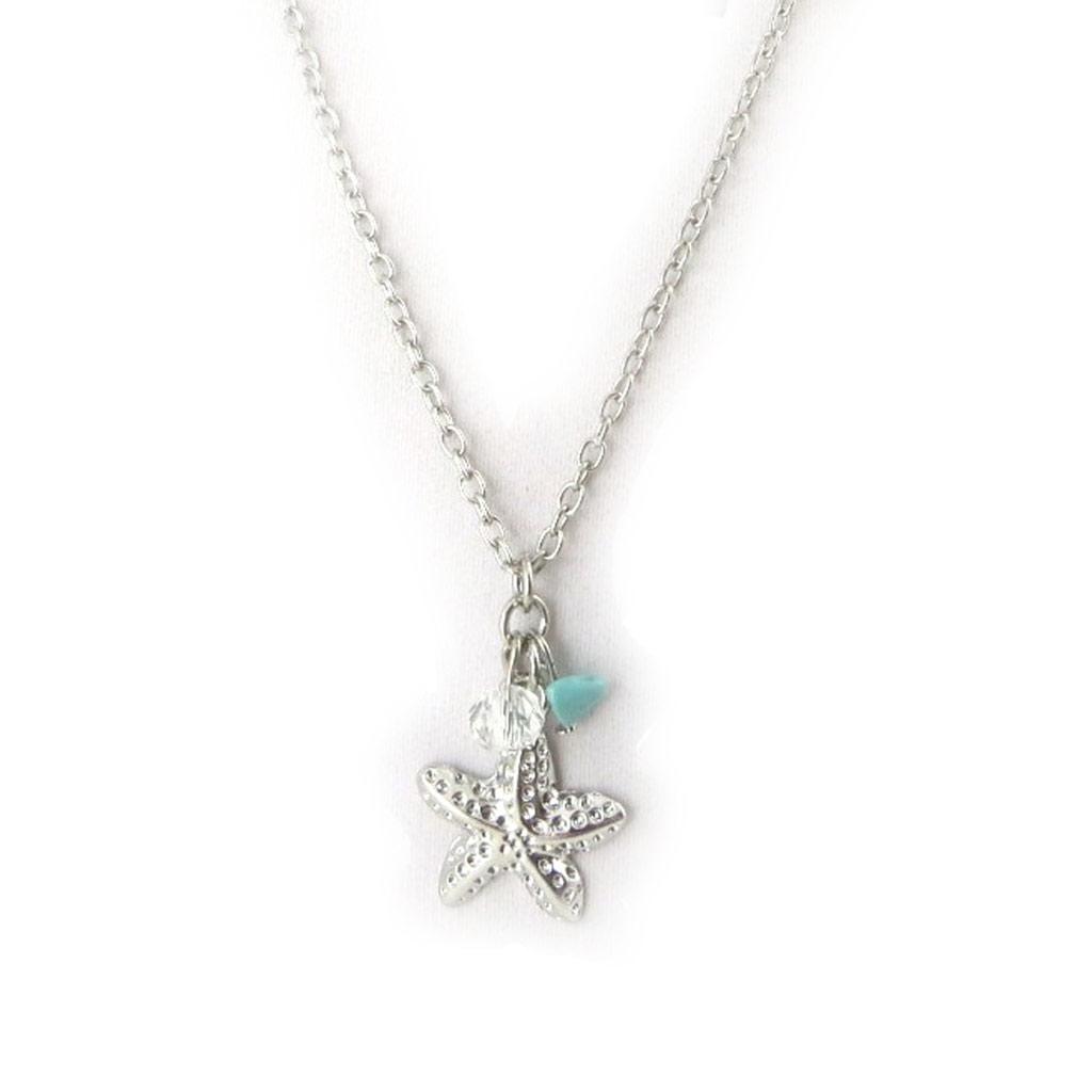 Les Trésors De Lily [N0296] - Серебряное дизайнерское колье «Морской мир» (морская звезда)