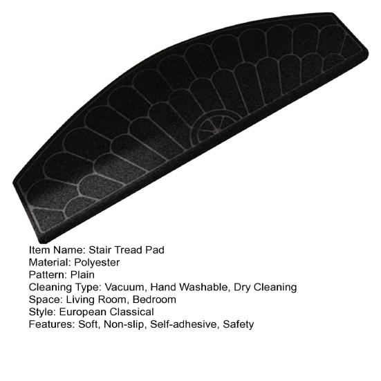 Самоклеящаяся мягкая безопасная подушечка для крепления лестницы, коврик для лестниц, ковровые покрытия для лестниц