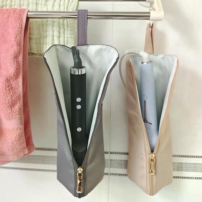 High Temperature Curling Iron Bag Heat-Resistant Waterproof Straightener Storage Pouch Protective Cover Dustproof