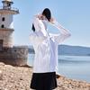 UPF + Sunscreen Clothing Women's Summer New Ice Silk Large Size Fashion Hooded Sunscreen Clothing Cycling Jacket Thin