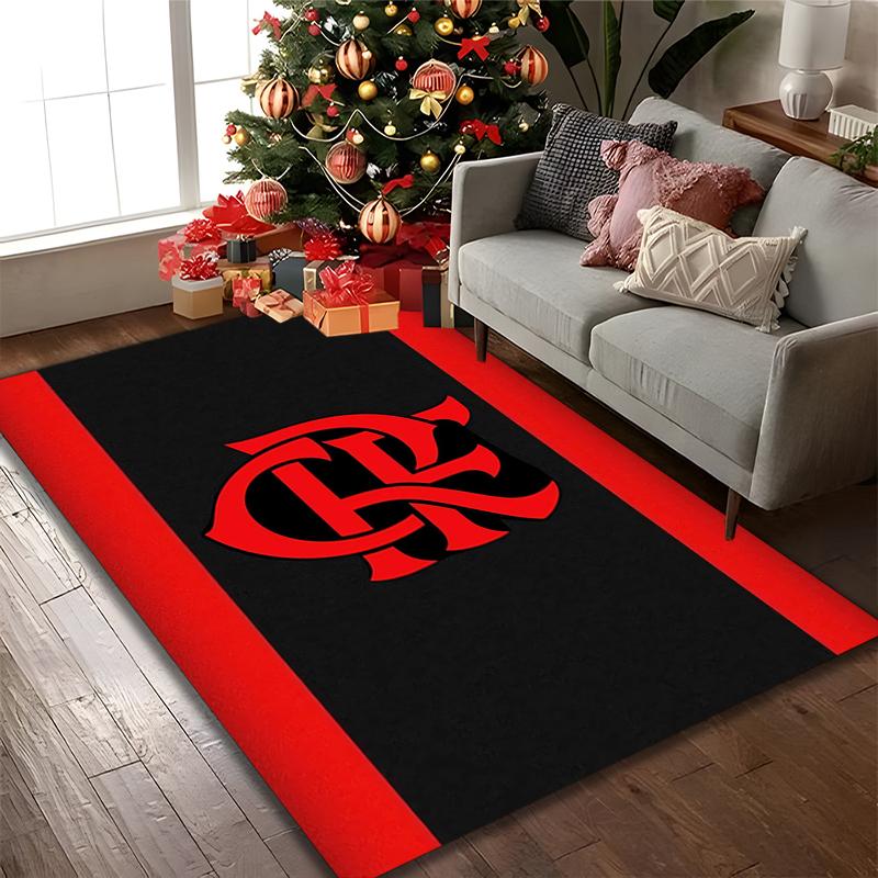 1pc Digital Printed Chair Rug for Home Office Use, Rangers FC Carpet Appropriate for All Seasons, Soft Area Carpet