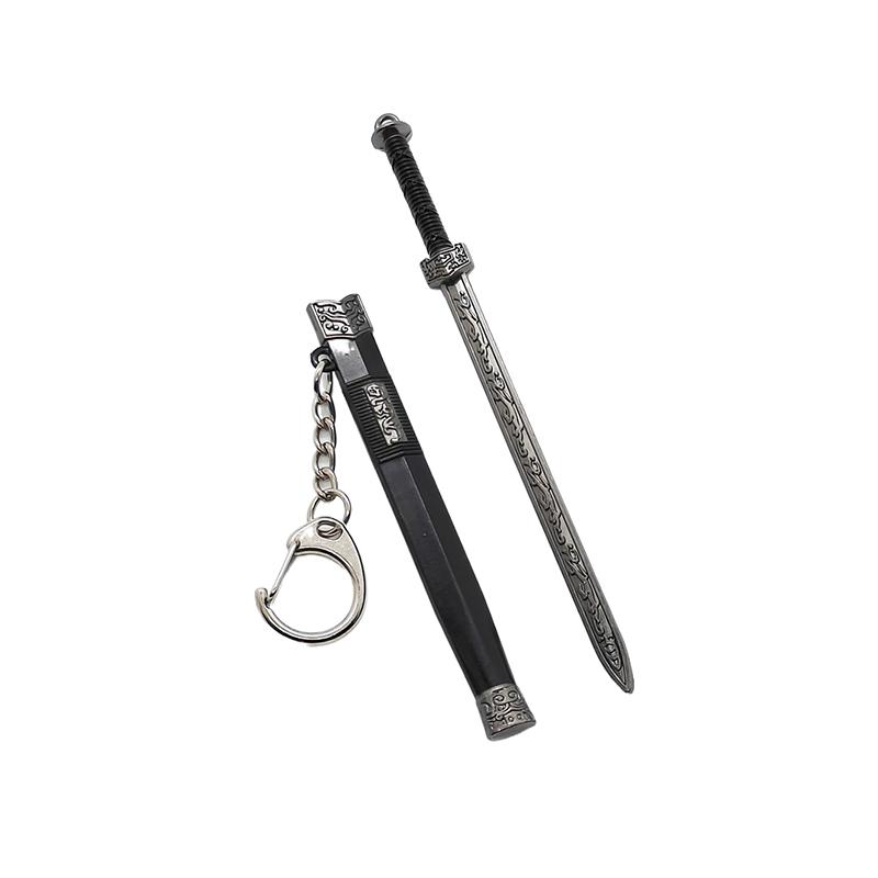 Новинка Мини Меч Форма Подвеска Брелок Креативное Оружие Модель Игрушка Брелок Рюкзак Украшения Аксессуары Подарки
