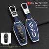 BYD Han Key Case: Compatible with BYD Qin Pro, Song Max, Tang, and Song Plus - Metal Shell Car Key Holder