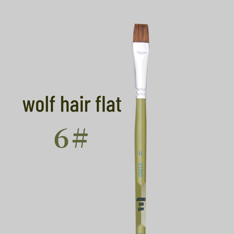 Специальный набор кистей для студентов художественных вузов Gaken: Масло из волчьей шерсти, Гуашь, Акварель, Кисти для акриловой краски