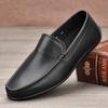 Genuine Leather Loafers Men Design Moccasin Fashion Slip On Soft Flat Casual Men Shoes Adult Male Footwear Handmade Boat Shoes