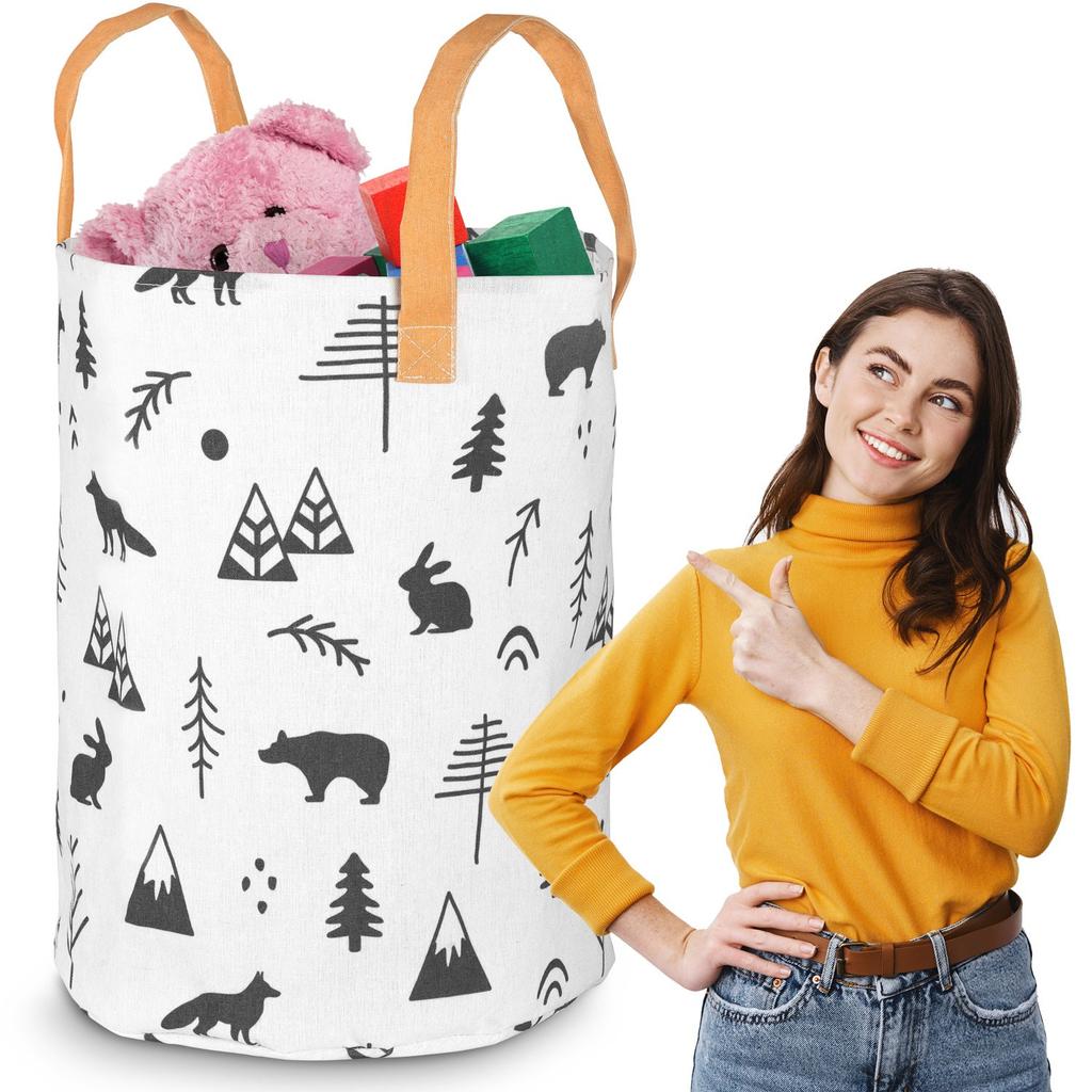 Nukido Toy Basket - White