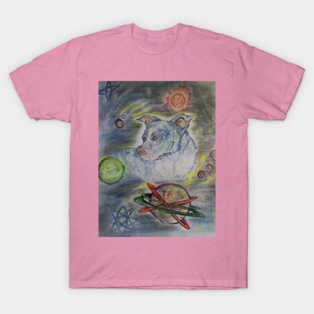 Женская футболка Космический щенок Принт Харадзюку Кавайная футболка Летняя с коротким рукавом Женская футболка Топ