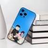 Чехол для телефона с аниме D-Dandadan для iPhone 17,16,15,14,13,12,11 Plus,Pro Max,XS, Мягкий черный чехол