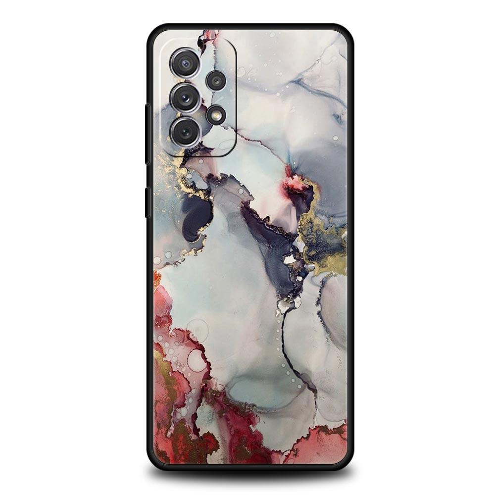 Чехол для телефона с мраморными чернилами и помывкой для Samsung Galaxy A13 A51 A71 A41 A31 A21S A11 A01 A03S A12 A32 A52 A22 A23 A33 A53 A73 5G