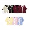 Kaslead New Arrival Women's Clothing Fashion Style Fashion All-Match Casual Short Sleeve Knitting Outwear 1822006